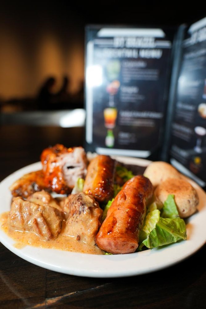 meat and plate of food